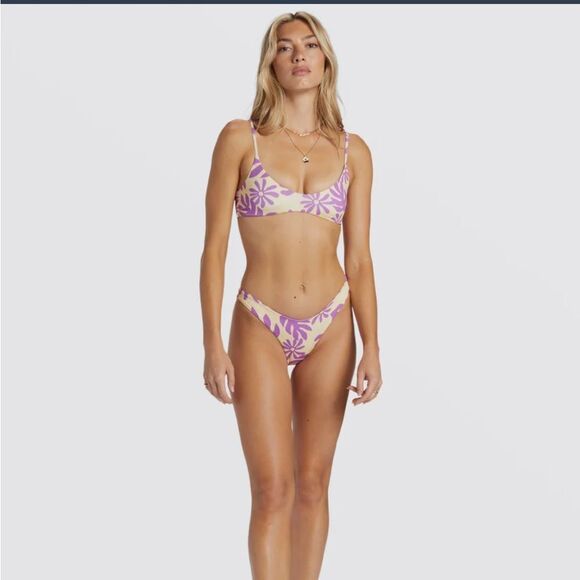 Billabong Deep Sea Reversible V Bralette - Picture 2 of 10